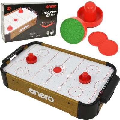 Tisch-Airhockeyspiel 51x31x10cm Holz Enero