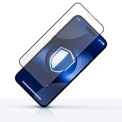 9. 3mk HardGlass Matt Max gehärtetes Glas für iPhone 15 Pro