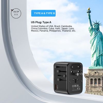 34. UNITEK Reiseladegerät EU/US/UK/AUS GAN PD 65W