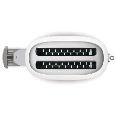 4. SMEG 50er-Jahre-Toaster Weiß TSF02WHEU