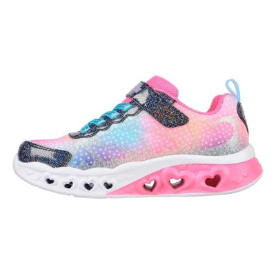 5. Skechers S-Lights Flutter Heart Lights – Simply Love 302315L-NVMT Marineblau/Mehrfarbig