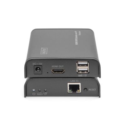 2. DIGITUS KVM-Extender HDMI+USB 120M CAT.5E UTP/IP 1080P FHD 60Hz Audio (Set) DS-55202