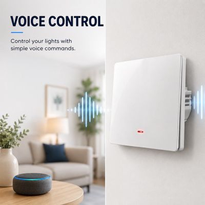 4. QOLTEC LICHT-EIN/AUS-SCHALTER | 1-KANAL | WLAN | TIMER | TUYA | WEISS