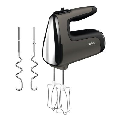Tefal Powermix Silence HT650E 600W Silberner Handmixer