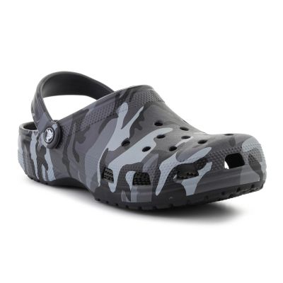 CROCS CLASSIC CAMOUFLAGE CLOG SCHWARZ/SCHIEFERGRAU 211936-0DD