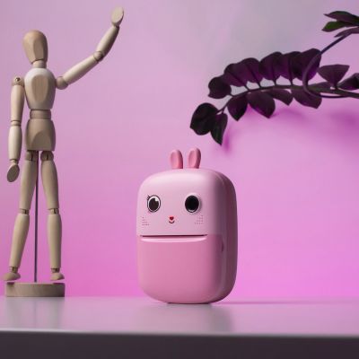 5. Mini-Thermodrucker für Kinder mit Kamera und Camcorder - Rosa