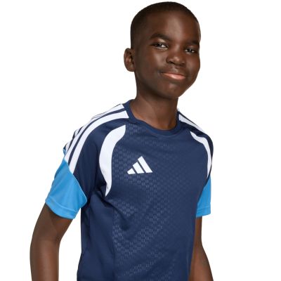 7. adidas Tiro 26 Wettkampf-Trainings-T-Shirt für Kinder, marineblau, JM1446