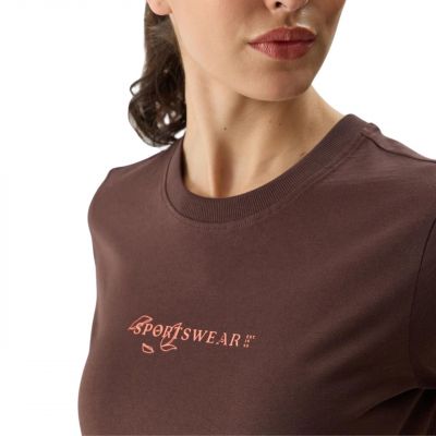 3. Damen T-Shirt 4F F1354 dunkelbraun 4FWSS24TTSHF1354 80S