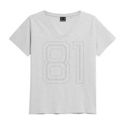 2. T-shirt 4F W 4FSS23TTSHF582 light gray