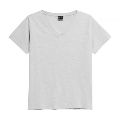 2. T-Shirt 4F W 4FSS23TTSHF582 hellgrau