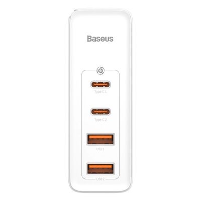 2. Baseus GaN2 Pro Schnellladegerät 100W USB / USB Typ C Quick Charge 4+ Power Delivery weiß (CCGAN2P-L02)
