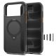 3. Tech-Protect MagAir Stand MagSafe CC Hülle für iPhone 18 Pro Max / 17 Pro Max – Mattschwarz