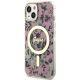2. Guess Flower MagSafe-Hülle für iPhone 14 – Rosa
