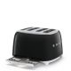 9. SMEG TSF03BLEU Toaster schwarz