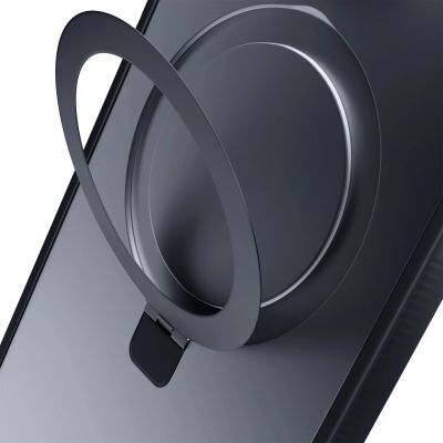 4. 3mk Smoke Case Mag&Stand Hülle für Apple iPhone 16 plus – transparent