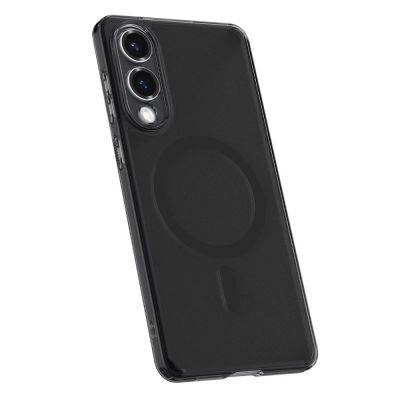 7. Spigen Ultra Hybrid Mag Case mit MagSafe für Samsung Galaxy S25 Edge - Schwarz Durchscheinend