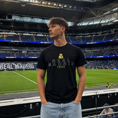 2. Real Madrid Herren-Baumwoll-T-Shirt RM1CE111