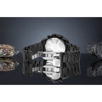 6. Giewont Herrenuhr Chronograph Saphir Schwarz GW9460-B1