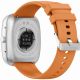 9. GRAVITY GT18-4 Herren-Smartwatch, orangefarbenes Silikonarmband + schwarzes Armband
