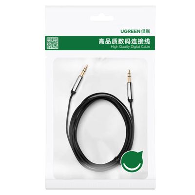5. Ugreen AV119 10737 Audiokabel Miniklinke 3,5 mm / Miniklinke 3,5 mm 5 m – Schwarz