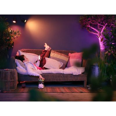 7. Philips Hue Weiß- und Farbambiente Lily Außenstrahler