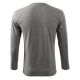 4. Mafini Langarm T-Shirt M MLI-11212 dunkelgrau meliert