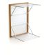 ARREDAMENTI KORAL Wand-Wäschetrockner - 98 x 69 cm, Braun