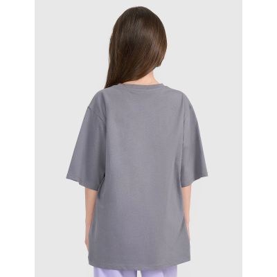 6. Oversized T-Shirt mit Aufdruck für Mädchen 4F 4FJRAW25TTSHF3197-22S