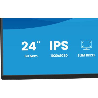 9. iiyama ProLite 24-Zoll Full HD IPS-Panel mit schmalen Rändern an allen Seiten und Energieeffizienzklasse B