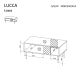 3. LUCCA Couchtisch 100x55x46 schwarz