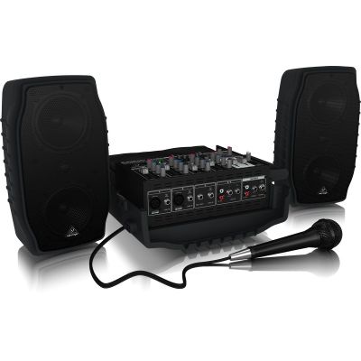 7. Behringer PPA200 PA-System, 200 W, Stand-PA-System, Schwarz