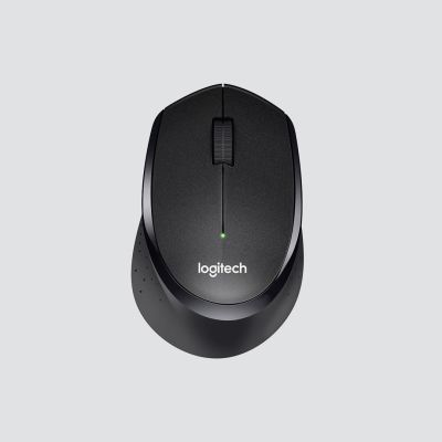 Logitech B330 Silent Plus Maus 910-004913 (optisch; 1000 DPI; schwarz)