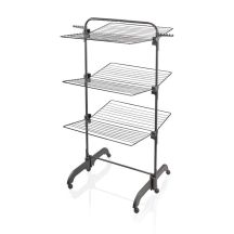 Comfort Tower 420 Schwarz Leifheit Vertikaltrockner