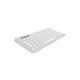 5. Logitech 920-012240 Tastatur und Maus (universell, kabellos, RF + Bluetooth, QWERTY-Tastatur, amerikanisches/internationales Layout, weiß)