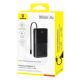 7. Baseus Bipow 2 10000mAh 20W Powerbank mit Digitalanzeige und integriertem USB-C-Kabel – Schwarz