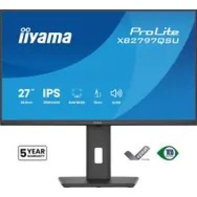 28. iiyama ProLite XB2797QSU-B1 Computermonitor 68,6 cm (27") 2560 x 1440 px Quad HD LED Schwarz