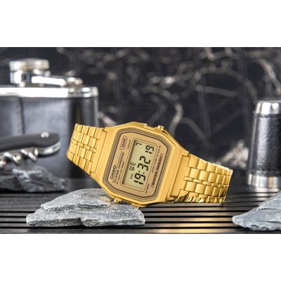 6. CASIO Vintage A158WETG-9AEF Uhr + Box