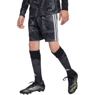 adidas Tiro 26 Competition Torwartshorts für Kinder, Schwarz und Grau, KC5468