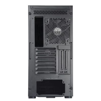 4. SilverStone SST-SED1-B Seta D1 Midi-Tower-Gehäuse – juodas