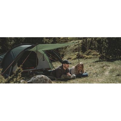 5. Easy Camp Pasvik 4 Dunkelgrünes Tunnelzelt