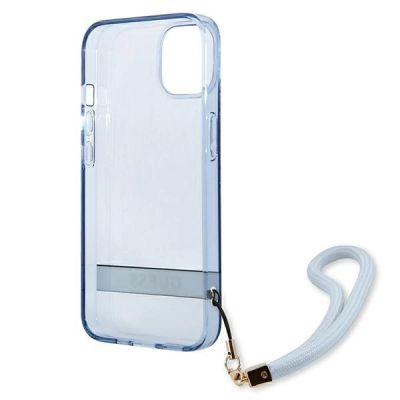 7. Guess GUHCP13SHTSGSB iPhone 13 mini 5,4 "blau / blau Hardcase Translucent Stap