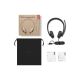 9. Lenovo 5000 Kabelgebundenes VoIP-Headset mit Mikrofon, USB-A/C, Schwarz