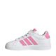 5. Adidas Grand Court 3.0 Kinderschuhe weiß und rosa JP9371