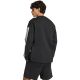 3. adidas Herren-Langarmshirt mit 3 Streifen, Schwarz, KF2427