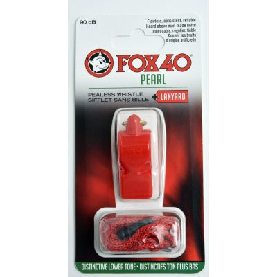 2. FOX 40 Pearl Pfeife + Schnur 9703-0108 rot