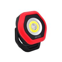 AWTOOLS Werkstattlampe mit schwarzer Linie, Sol CREE LED + COB LED