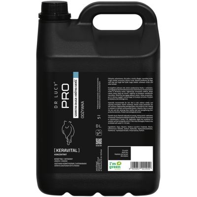 Dr. Lucy – PRO KERAVITAL 5 l – Keratin- und Vitamin-Conditioner für Hunde mit langem, rauem Fell