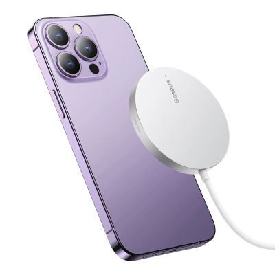 2. Baseus Simple Mini3 Induktionsladegerät 15W Silber