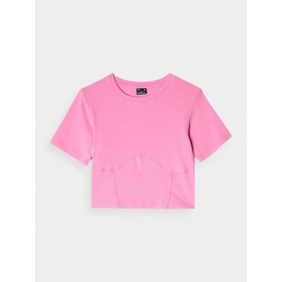 5. Damen Crop Top Slim Uni 4F 4FRAW24TTSHF2581-54S