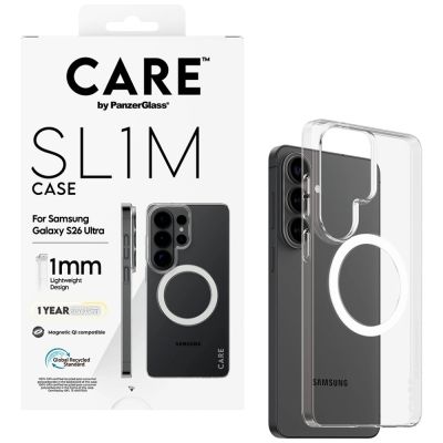 4. CARE by PanzerGlass SL1M Hülle für Samsung Galaxy S26 Ultra - Transparent